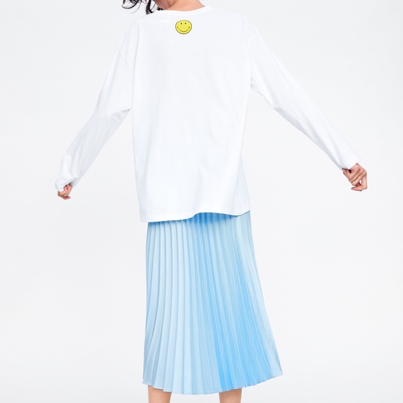 ZARA SMILEY® ORIGINALS T-SHIRT SMILEY FACE Round - Picture 8 of 10